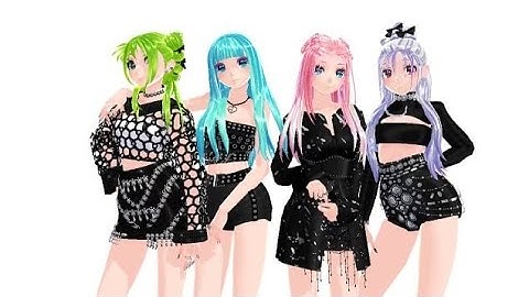 [ MMD ] Blackpink { ShutDown Animation M/V }