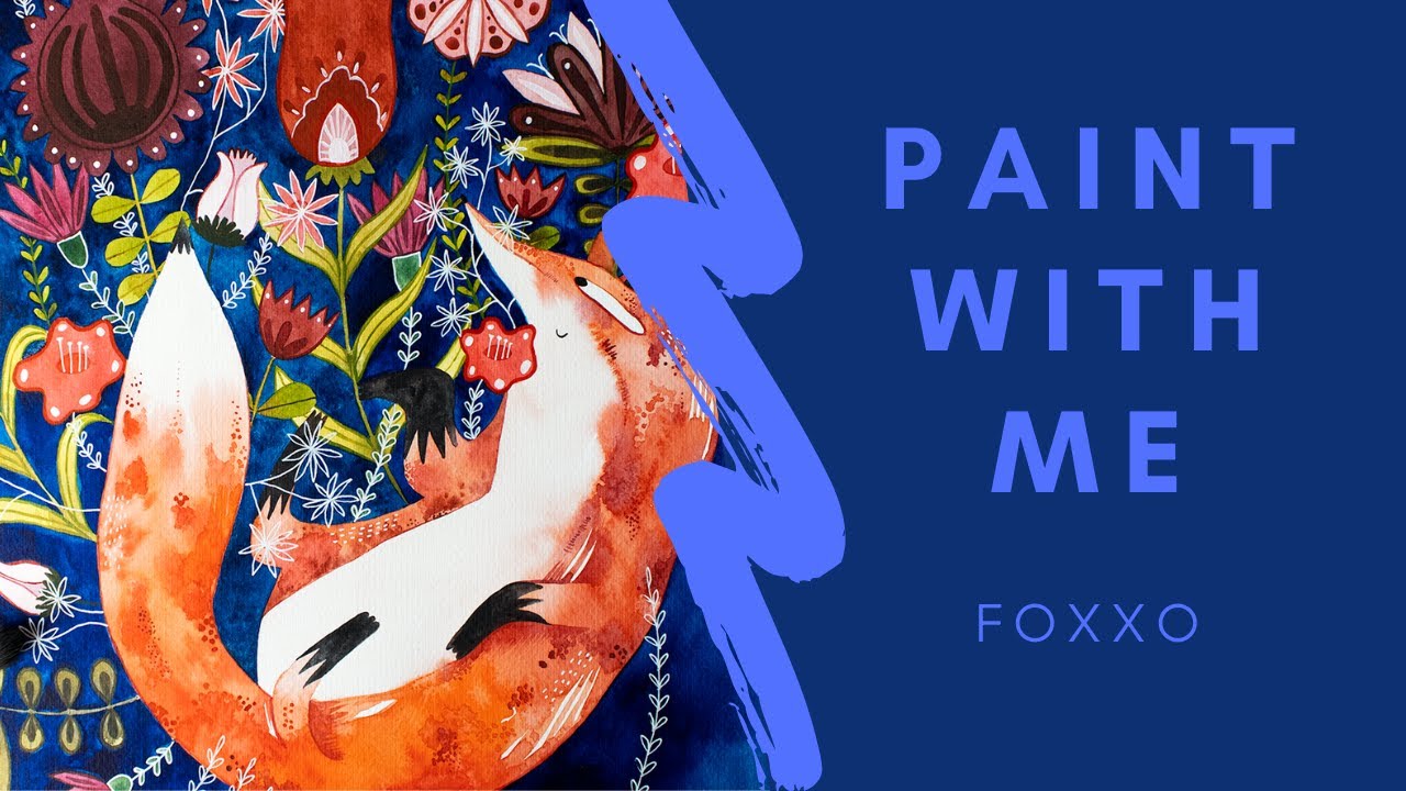 Fox Illustration / Folk Art Fox / Foxxo