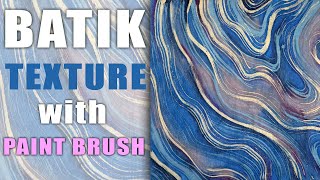 Batik | marble lines with paint brush