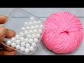 Amazing 3 beautiful woolen yarn flower making ideas  easy sewing hack