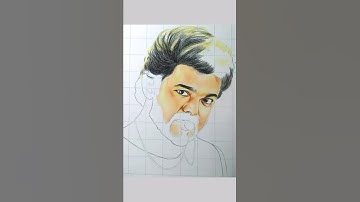 Thalapathy Vijay Drawing | Beast | Arabic Kuthu | #vijay #shorts #arabickuthu Arun Art World