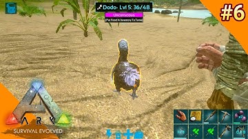 DODO TAMING + BASE BUILDING! ( Ark: Survival Evolved Mobile Gameplay Part #6)
