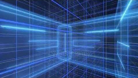 @depositphotos  stock video abstract line rotation digital grid backgrounds 4K Loop