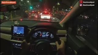 #459 - JALAN SEMPIT, ZIG ZAG, MALAM HARI  - XPANDER ULTIMATE CVT - POV DRIVING INDONESIA