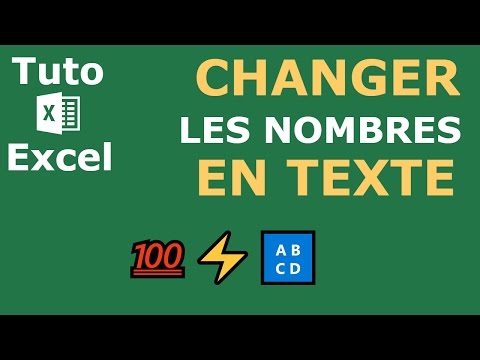 Vidéo: Comment Convertir Un Nombre En Texte