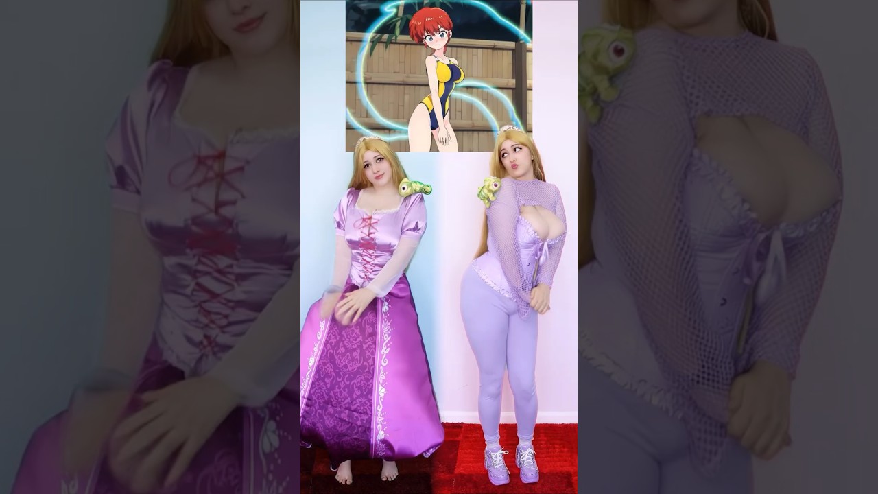 RAPUNCEL VS RANMA 1/2 😂 