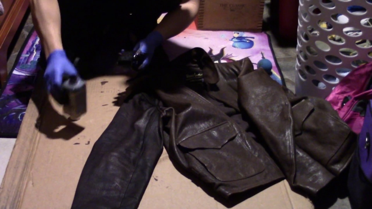 Darkening an Indiana Jones Jacket Part 1