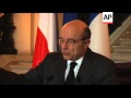 Foreign minister commends police actions in assault against suspect in Toulouse