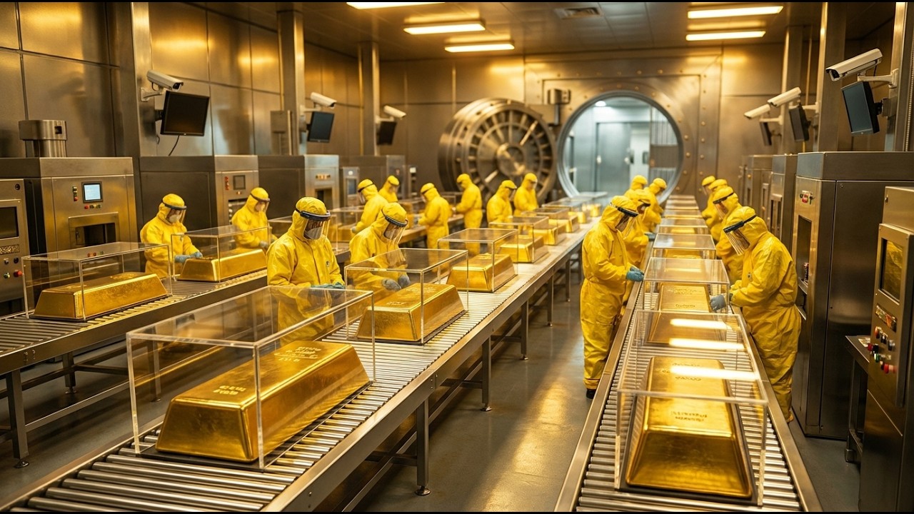 Inside a Gold Refinery: Scrap to 99.99% Bullion (Liquid Gold Pour!)