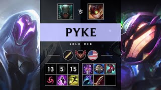 Pyke Mid vs Ziggs - NA Grandmaster Patch 25.16