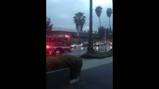 Car accident causes water geyser