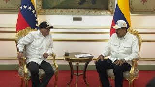 Petro aboga en reunión con Maduro por "la paz política" en Venezuela