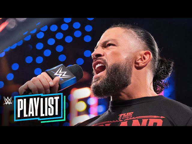 Roman Reigns destroying people on the mic for 30 minutes: WWE Playlist class=