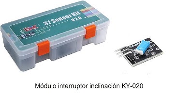 ELEGOO 🎯. SK 060: SENSOR DE INCLINACIÓN (KY-020).