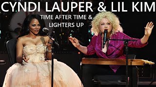 Cyndi Lauper ft. Lil Kim - Time After Time &amp; Lighters Up (Mandela Day Live 2009)