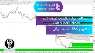 ‫‫اندیکاتور Order Block Refined برای ICT در MT4/5 📥دانلود - رایگان [تریدینگ فایندر]