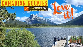 Canadian Rockies - Beautiful Banff Easy Hikes with Spectacular Views and Wildlife #banffnationalpark