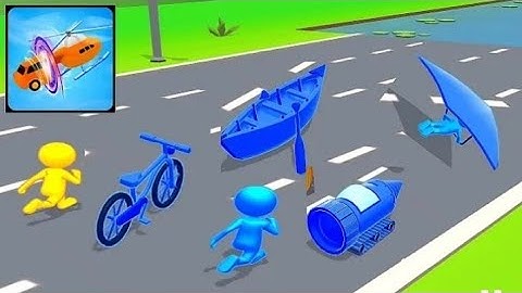 Shape-shifting 🚚🚁🚴‍♂️ All Levels walkthrough Gameplay #13 Android,IOS