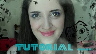blue makeup with pink lipstick / μπλε μακιγιάζ με ροζ κραγιόν #3 sumpaki sumpaki blue makeup with pink lipstick / μπλε μακιγιάζ με ροζ κραγιόν #3 sumpaki sumpaki