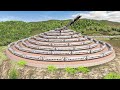 Railroad Spiral Pyramid, Portal Train Flying To Heaven | Trainz Simulator 2019 | Trainz Railfans IN