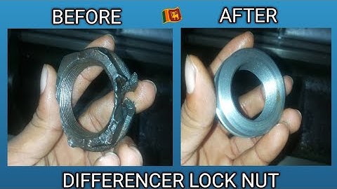 making a new differencer lock nut | how to Inside thread cutting | Tool Room