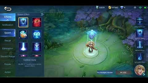 Free TRANSFORMER SPAWN EFFECT [MLBB]