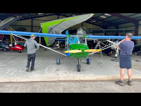 Visiting Sleap Fly-In in the Rans S6ES Coyote