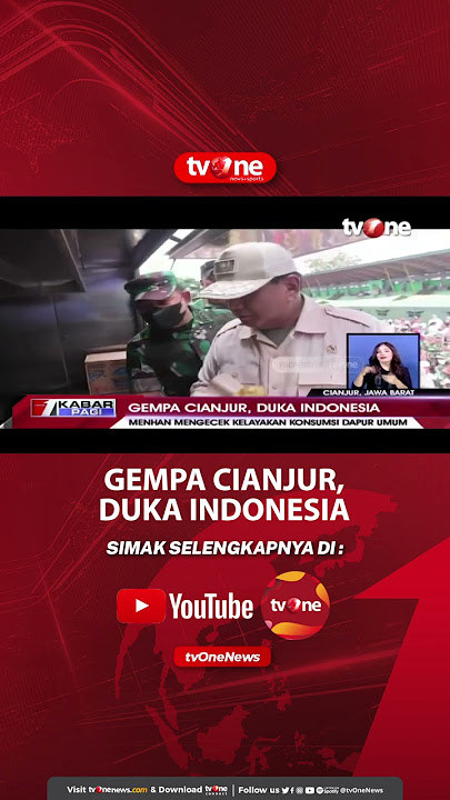 Download lagu Menhan Prabowo Meninjau Korban Bencana Gempa di Cianjur #shorts #tvone #gempacianjur