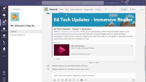 Microsoft Teams - Adding Hyperdoc to Class Materials Folder