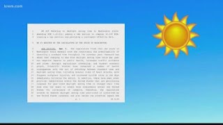 Washington lawmakers discuss Daylight Saving bill