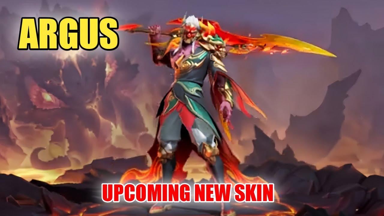 ARGUS UPCOMING NEW SKIN | ARGUS SKIN UPDATE 2025 | Mobile legend - YouTube
