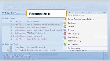 4  Outlook Colour categories