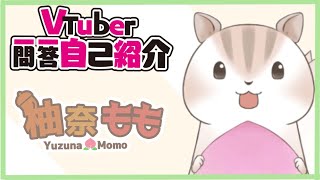 「【自己紹介】Vtuber一問一答自己紹介【＃柚奈もも/新人Vtuber】」のサムネイル