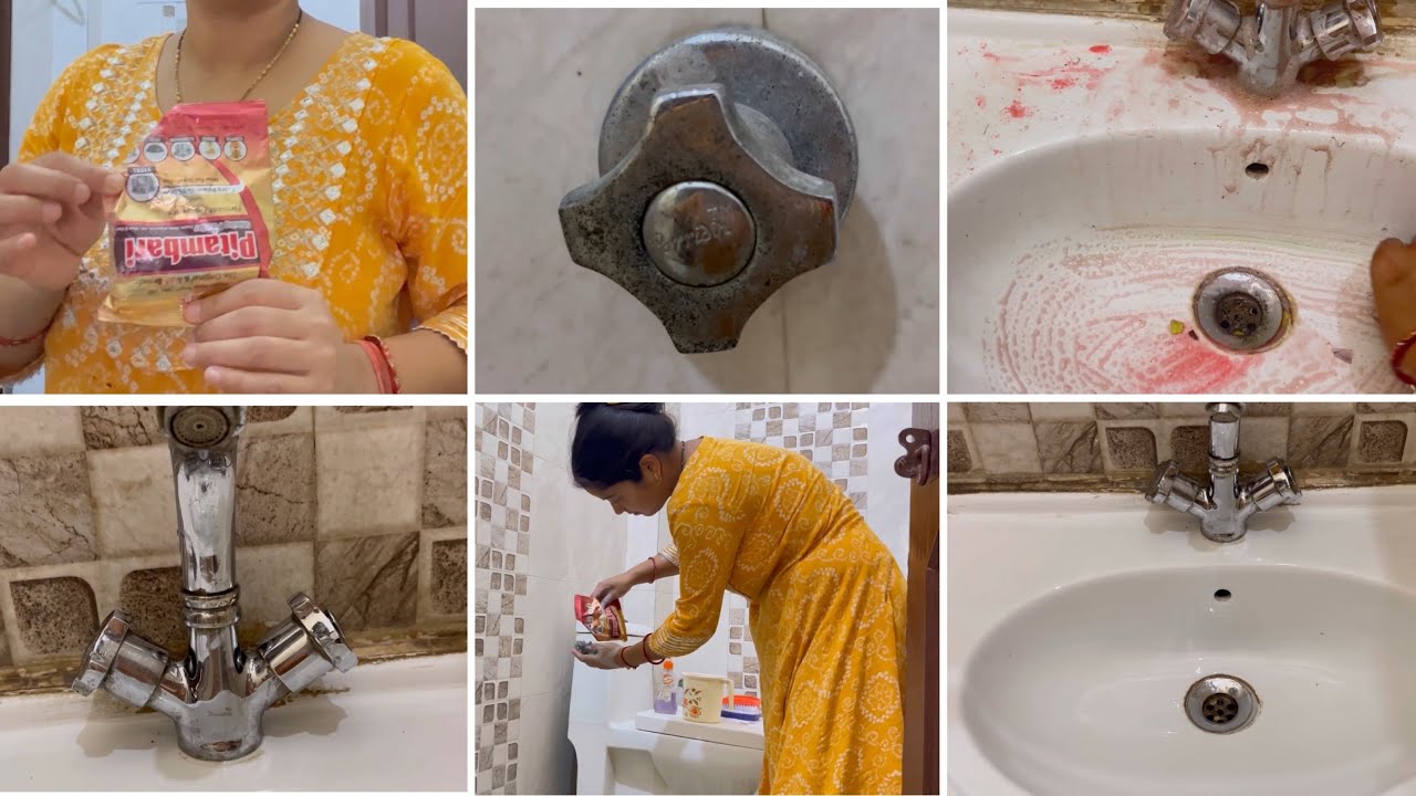 Indian Bathroom Deep Cleaning ॥Simple Deep Clean Bathroom ॥Small ...