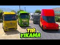 Güçlü Büyük Tırlar Araç Yıkama Yerine Giriyor - GTA 5