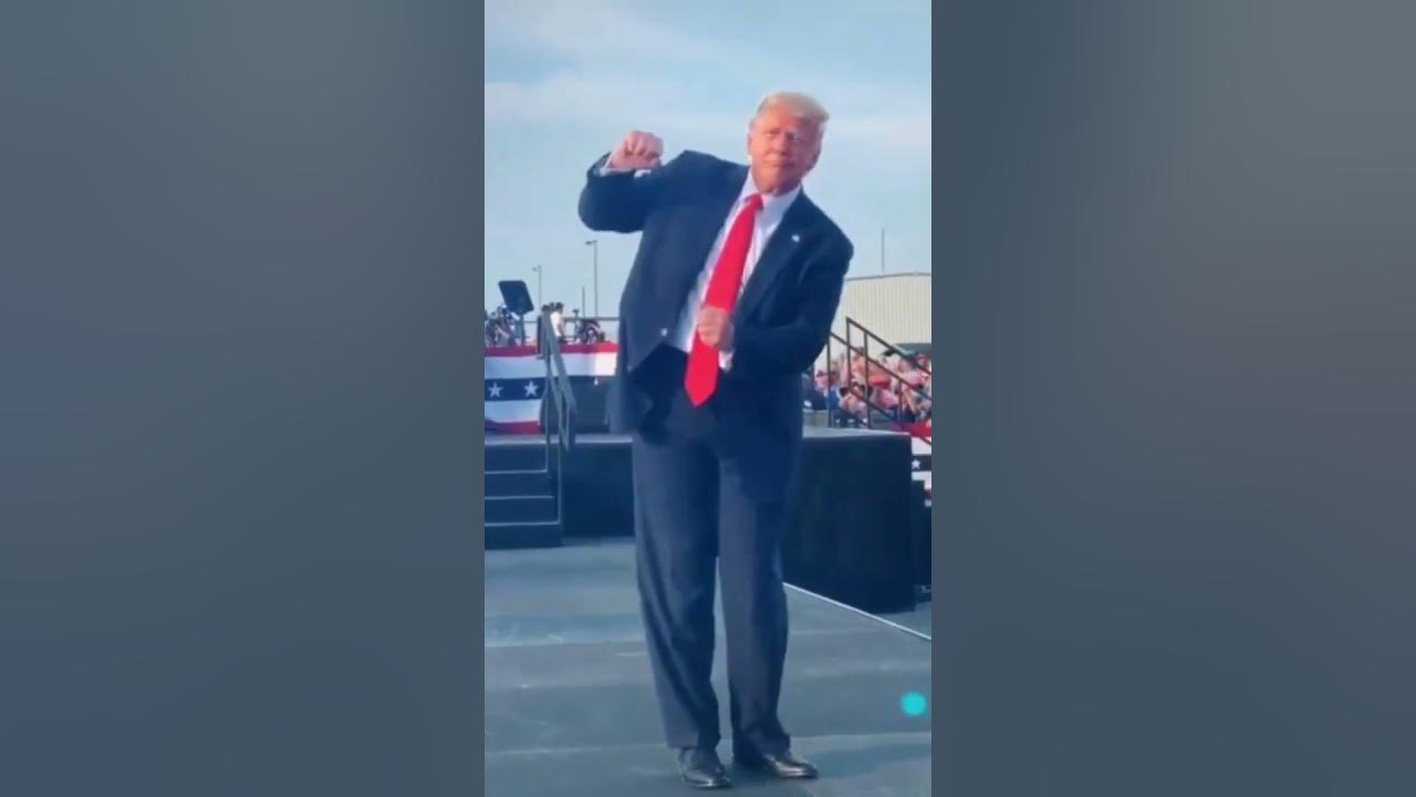 Trump dancing to INCREDIBLY AWESOME music!