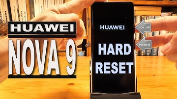 Huawei Nova 9 - Hard Reset (Factory Reset)