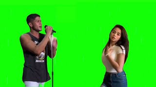 Aljur Abrenica and AJ Raval Tiktok Green Screen