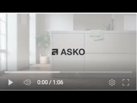 ASKO Dishwasher DW60 , 8 steel animation