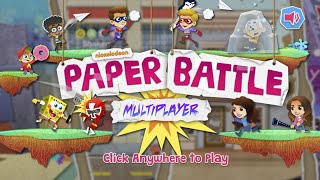 Nickelodeon: Paper Battle Multiplayer