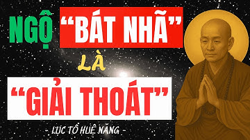 NGỘ BÁT NHÃ TÂM KINH LÀ GIẢI THOÁT | Lục Tổ Huệ Năng Khai Thị Giúp Bạn Sống An Nhiên Giữa Đời