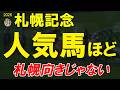 【札幌記念2026全頭診断】人気馬の評価が割れる理由…札幌芝2000mで見えた16頭の適性差