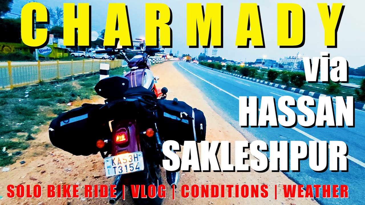 Bangalore to Udupi via Charmady Motocycle Bike Solo Ride | Jawa Classic 300 | VLOG Motovlog | Part 1