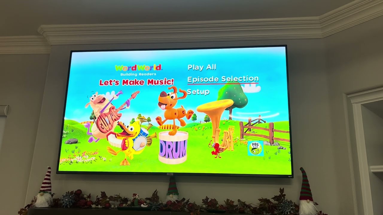 Word world Let's Make Music 2017 DVD Menu Walkthrough - YouTube