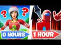 I gave 5 *FORTNITE BUILDERS* 1 Hour to Build me a VIDEO GAMES...