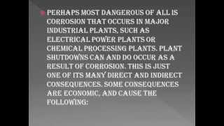 Corrosion And Its Consequences