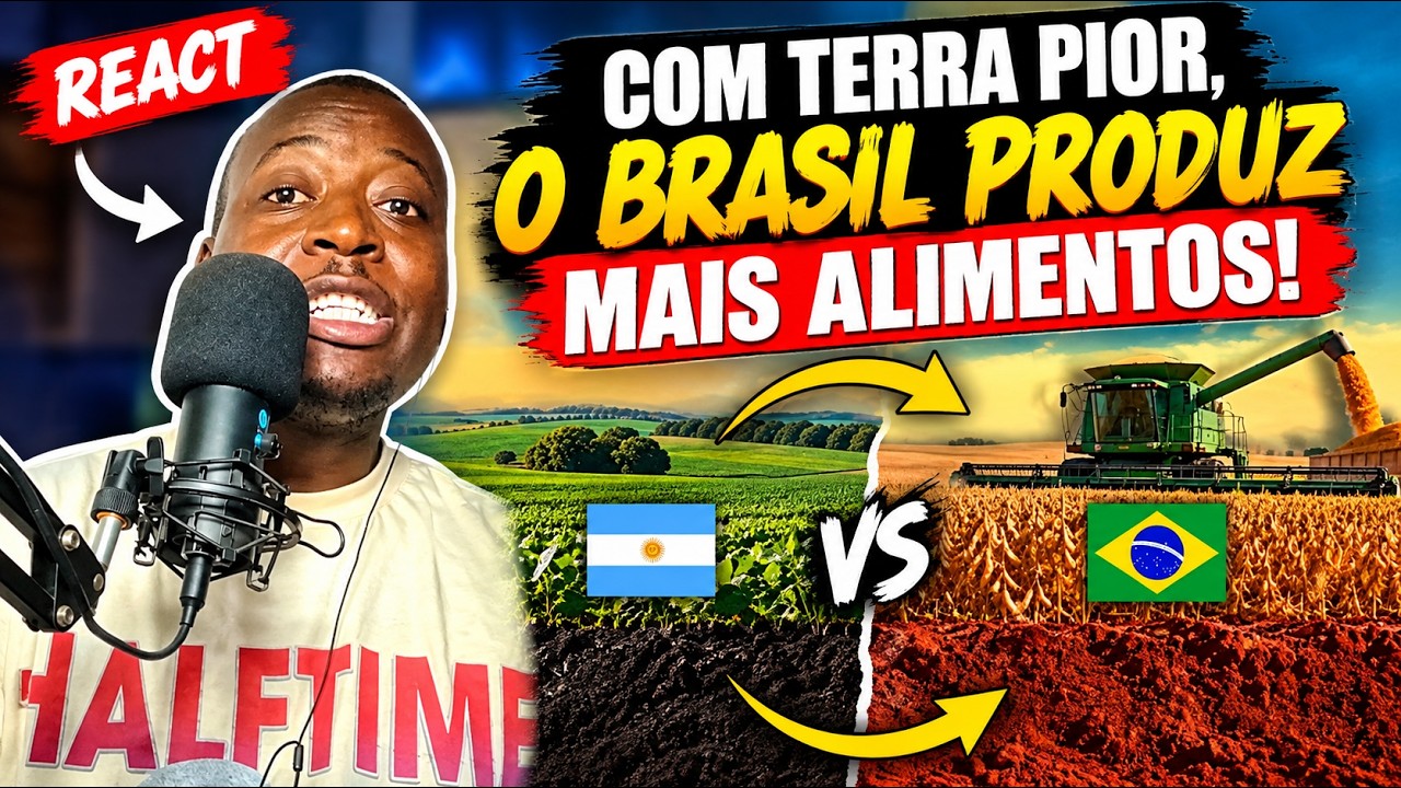 O BRASIL CONSEGUE PRODUZIR O DOBRO DE COMIDA COM A PIOR TERRA DO MUNDO?