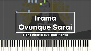 Irama - Ovunque Sarai (piano tutorial) Sanremo 2022