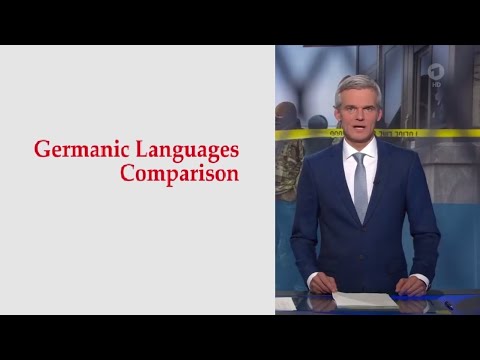 Germanic Languages Comparison