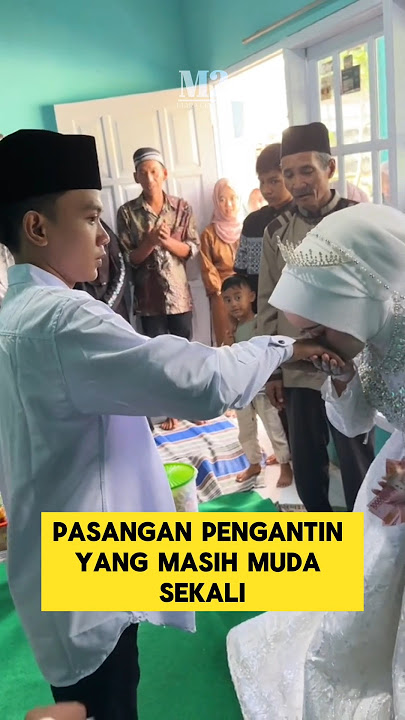 pasangan pengantin bocil yang lagi viral ‼️‼️‼️ #pengantinviral #nikah #nikahmuda #manten #wedding